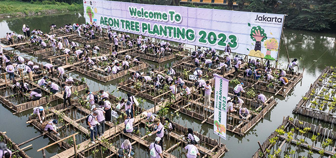 インドネシア ジャカルタ植樹