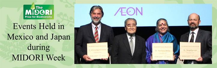 Events held in Mexico and Japan during MIDORI Week